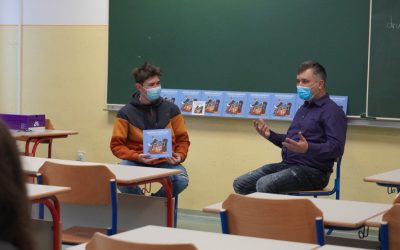 Bivši dijak Žiga Gorjanc predstavil svojo knjigo