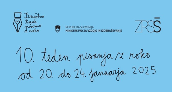 Teden pisanja z roko 2025