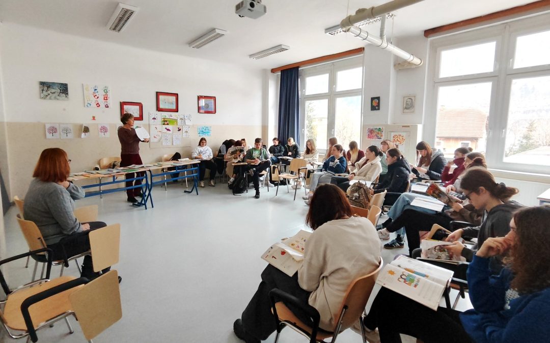 Obisk pisateljice Barbare Hanuš